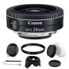 Best Sale 🔥 Canon Ef-s 24mm F/2.8 Stm Lens With Accessory Kit For Eos Rebel T5 , T5i , T6 , T6i And T7i 😀