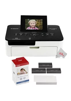 Promo ❤️ Canon Selphy Cp1000 Compact Colored Photo Printer + Color Ink 4x6 Paper Set 3115b001 💯