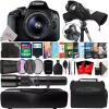 Cheapest 🔔 Canon Eos 2000d 24.1mp Dslr Camera + 18-55mm + 500mm Lens + 2x Converter + T-mount + Filter Kit + 8gb Memory Card + Card Holder + Reader + Lens Pen + Dust Blower + Editing Software Bundle + Camera & Lens Case + 100 Lens Tissue + Raincover + 3pc Cleaning K 🎉