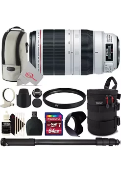 Buy ✨ Canon Ef 100-400mm F/4.5-5.6l Is Ii Usm Ef-mount Lens/full-frame Format Lens With Accessory Kit And Monopod 🤩 -Outlet Canon Store Belk 570