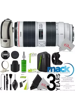 New 👏 Canon Ef 70-200mm F/2.8l Is Iii Usm Telephoto Zoom Lens With Cleaning Accessory Kit Mack Warranty 🛒
