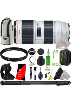 Deals โ Canon Ef 70-200mm F/2.8l Is Iii Usm Telephoto Zoom Lens With Accessory Kit + Monopod ๐