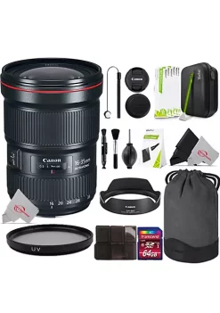 Best Sale 🎉 Canon Ef 16-35mm F/2.8l Iii Usm Full-frame Lens For Ef Cameras + Uv And Cleaning Accessory Kit 🛒
