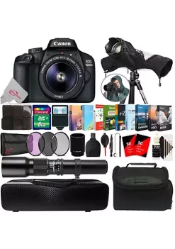 Top 10 😀 Canon Eos 4000d 18mp Dslr Camera + 18-55mm + 500mm Lens + 2x Converter + T-mount + Filter Kit + 8gb Memory Card + Card Holder + Reader + Lens Pen + Dust Blower + Editing Software Bundle + Camera & Lens Case + 100 Lens Tissue + Raincover + 3pc Cleaning Kit 🔥 13 Top 10 😀 Canon Eos 4000d 18mp Dslr Camera + 18-55mm + 500mm Lens + 2x Converter + T-mount + Filter Kit + 8gb Memory Card + Card Holder + Reader + Lens Pen + Dust Blower + Editing Software Bundle + Camera & Lens Case + 100 Lens Tissue + Raincover + 3pc Cleaning Kit 🔥 -Outlet Canon Store Belk 66