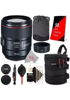 Best deal 💯 Canon Ef 85mm F/1.4l Is Usm Full-frame Lens For Ef Cameras + Essential Kit 🤩