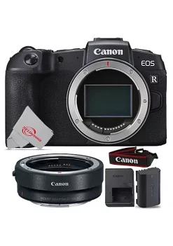 Flash Sale 😍 Canon Eos Rp 26.2mp Mirrorless Digital Camera Body Black With Mount Adapter Ef-eos R 💯 -Outlet Canon Store Belk 699