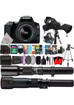 Best deal ๐ Canon Eos 250d Rebel Sl3 24.1mp Dslr Camera + 18-55mm, 500mm & 650-1300mm Bundle ๐ 13 Best deal ๐ Canon Eos 250d Rebel Sl3 24.1mp Dslr Camera + 18-55mm, 500mm & 650-1300mm Bundle ๐ -Outlet Canon Store Belk 733