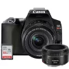 Flash Sale 🎉 Canon EOS Rebel SL3 Digital SLR Camera + 18-55mm Lens + EF 50mm f/1.8 STM Lens + 32GB Memory Card 🥰 -Outlet Canon Store Belk 751