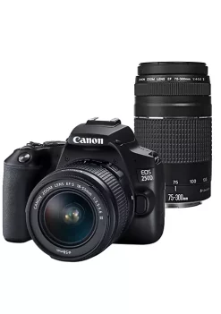 Wholesale 👏 Canon Eos 250d / Rebel Sl3 24.1mp 4k Digital Slr Camera With 18-55 And 75-300mm Lenses ⭐