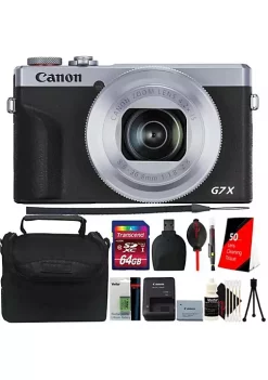 Deals ❤️ Canon Powershot G7 X Mark Iii Full Hd 120p Video Digital Camera - Silver Accessory Kit + Extra Battery 🌟