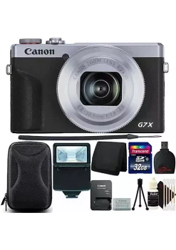 Top 10 😍 Canon Powershot G7 X Mark Iii Full Hd 120p Video Digital Camera - Silver + 32gb Top Accessory Kit 💯