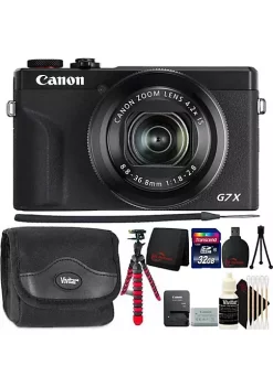 Brand new 🧨 Canon Powershot G7 X Mark Iii Full Hd 120p Video Digital Camera - Black Top Accessory Bundle 🔥 -Outlet Canon Store Belk 819