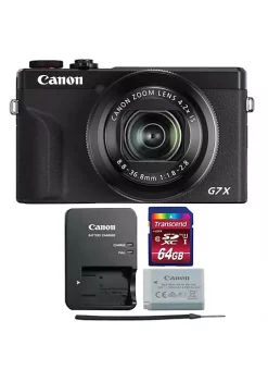 Wholesale 🌟 Canon Powershot G7 X Mark Iii Full Hd 120p Video Digital Camera - Black With 64gb Memory Card 👍