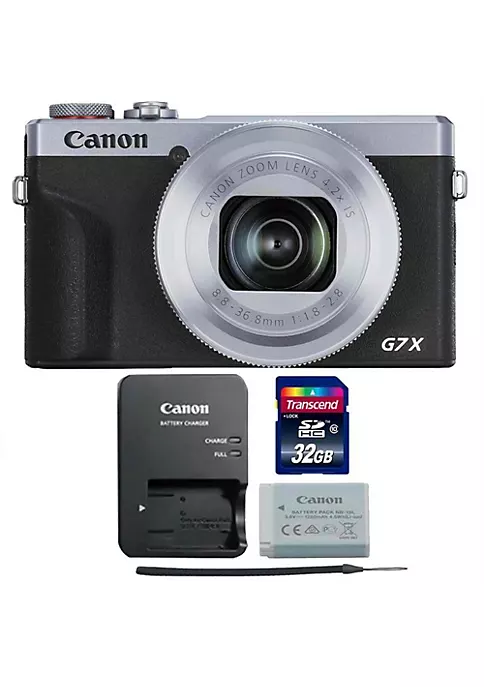 Coupon ⭐ Canon Powershot G7 X Mark Iii Full Hd 120p Video Digital Camera - Silver With 32gb Memory Card ❤️ 3 Coupon ⭐ Canon Powershot G7 X Mark Iii Full Hd 120p Video Digital Camera - Silver With 32gb Memory Card ❤️