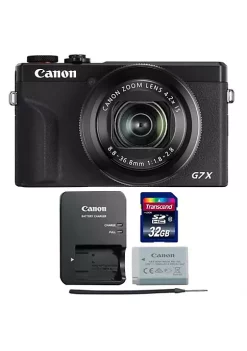 Hot Sale 🎉 Canon Powershot G7 X Mark Iii Full Hd 120p Video Digital Camera - Black With 32gb Memory Card 😉