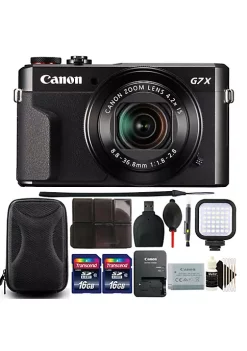 Best reviews of 💯 Canon Powershot G7x Mark Ii 20.1mp Digital Camera 4.2x Optical Zoom With 32gb Accessory Kit ✔️